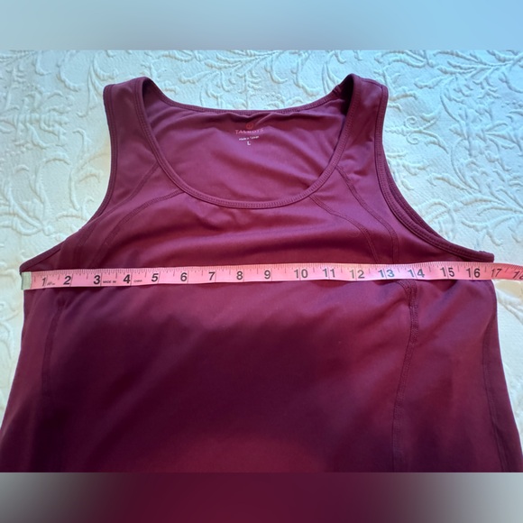 T by Talbots eggplant tank. Size L - Picture 5 of 8